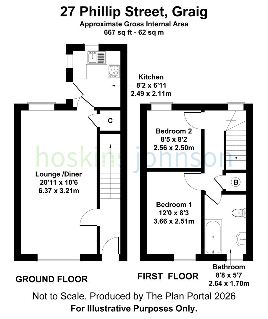 Phillip Street, Graig, Pontypridd Floorplan