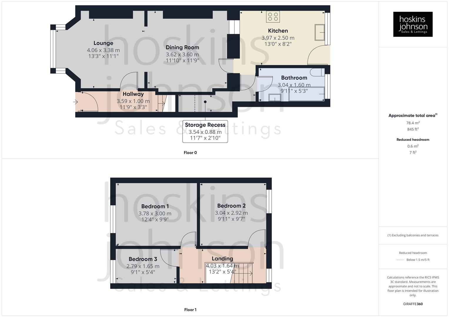Pleasant View, Troedyrhiw, Merthyr Tydfil Floorplan