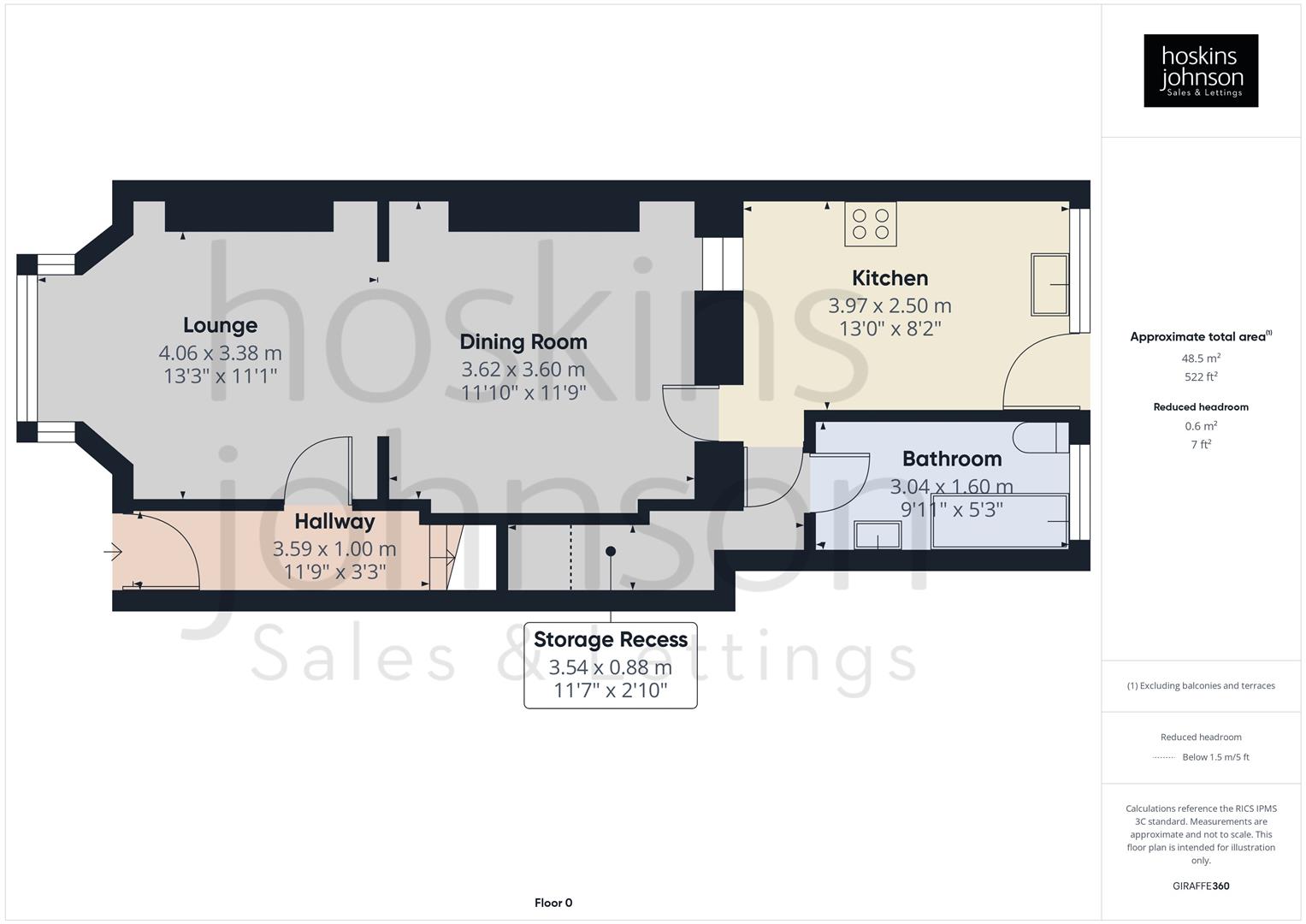 Pleasant View, Troedyrhiw, Merthyr Tydfil Floorplan