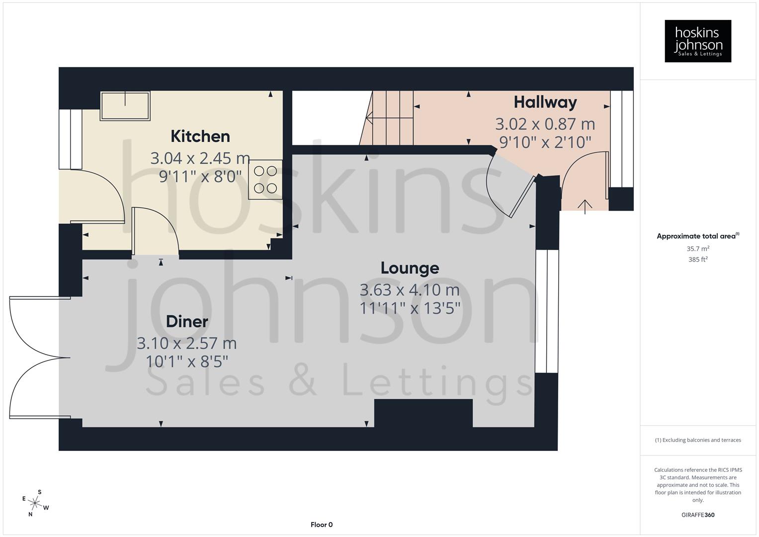 Lan Close, Graigwen, Pontypridd Floorplan