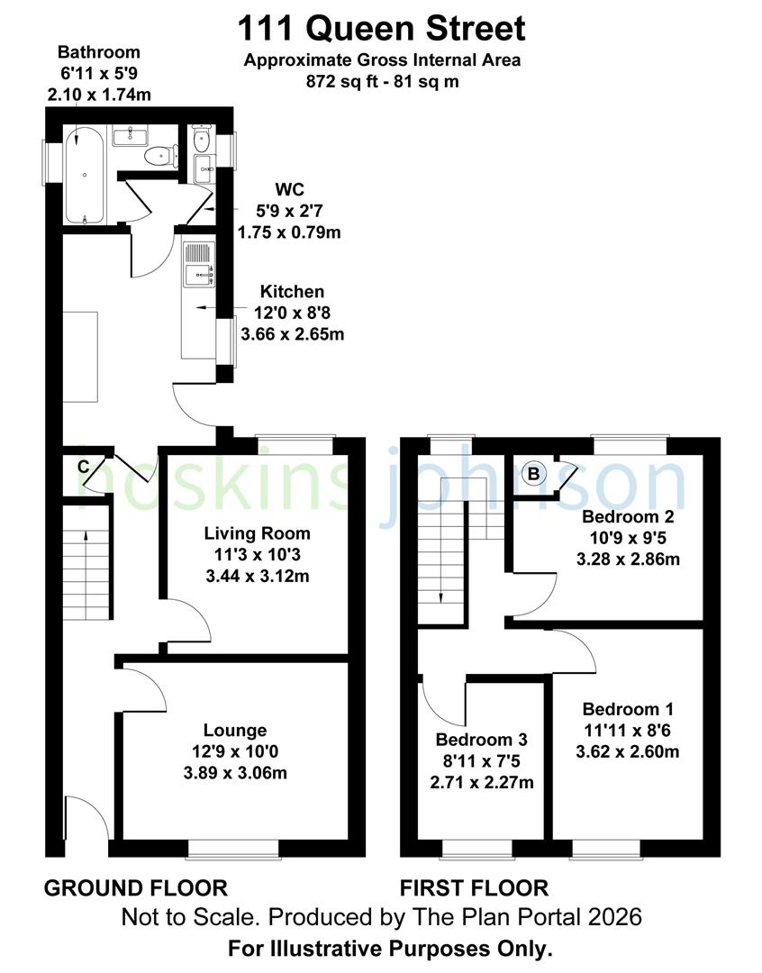 Queen Street, Pontypridd Floorplan