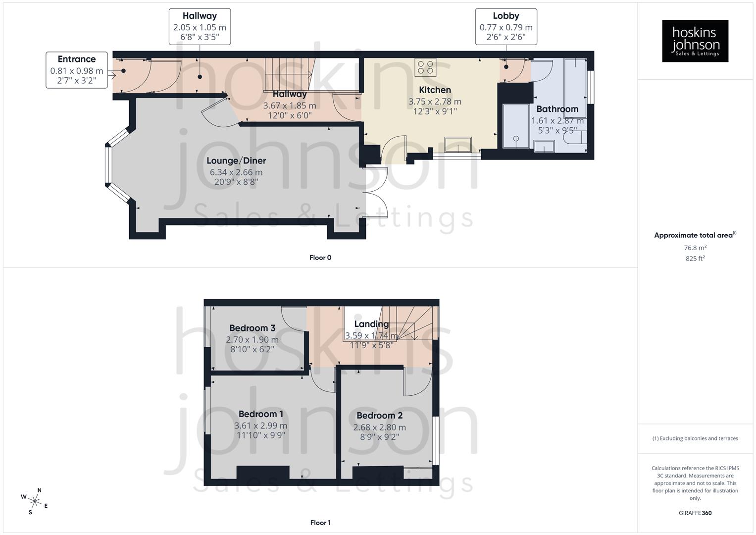 Rosser Street, Maesycoed, Pontypridd Floorplan