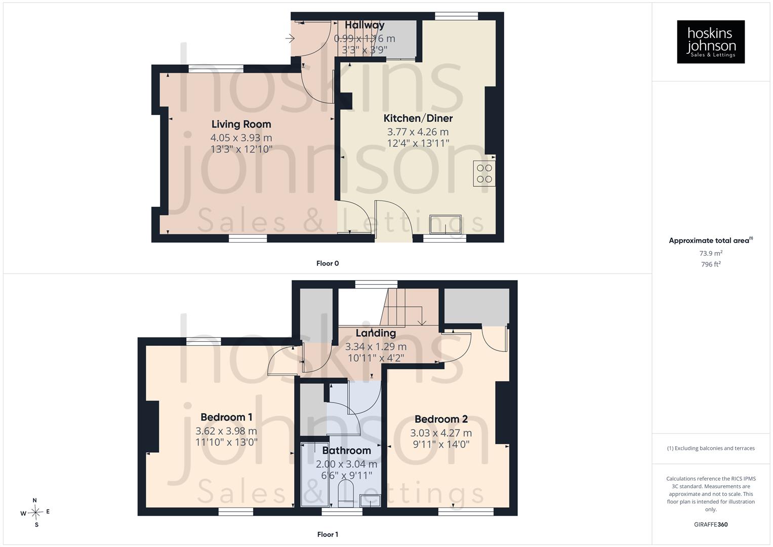 Oak Street, Rhydyfelin, Pontypridd Floorplan
