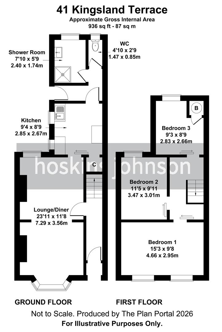 Kingsland Terrace, Treforest, Pontypridd Floorplan