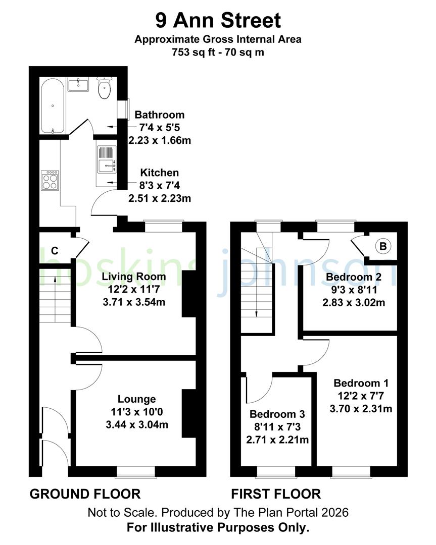 Ann Street, Cilfynydd, Pontypridd Floorplan