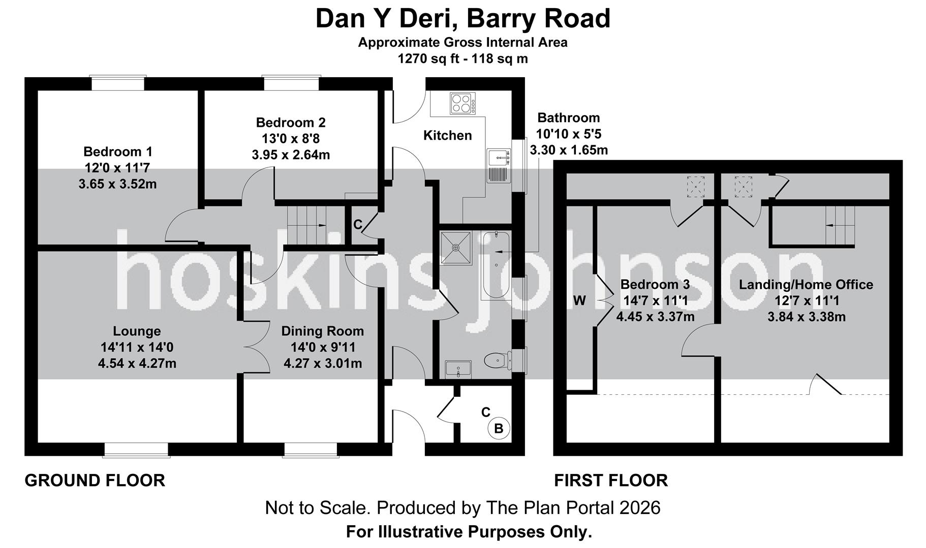 Barry Road, Pwllgwaun, Pontypridd Floorplan